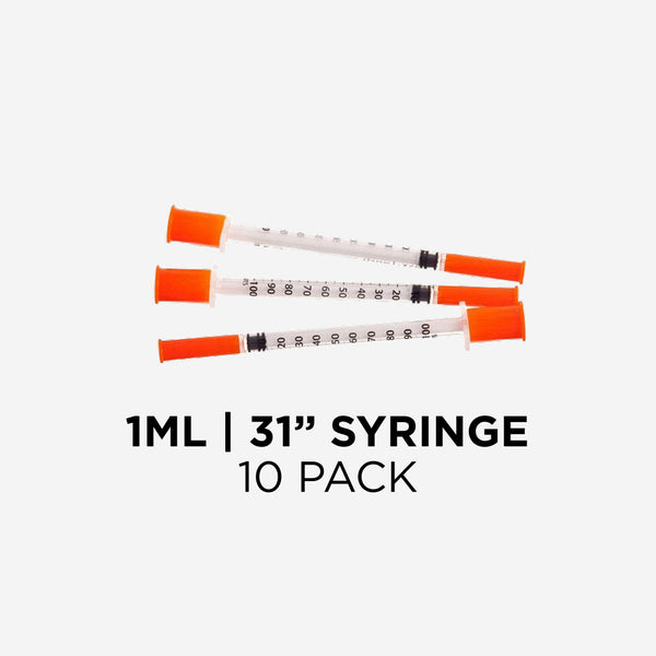 1ML \ 31" Syringe - 10 Pack