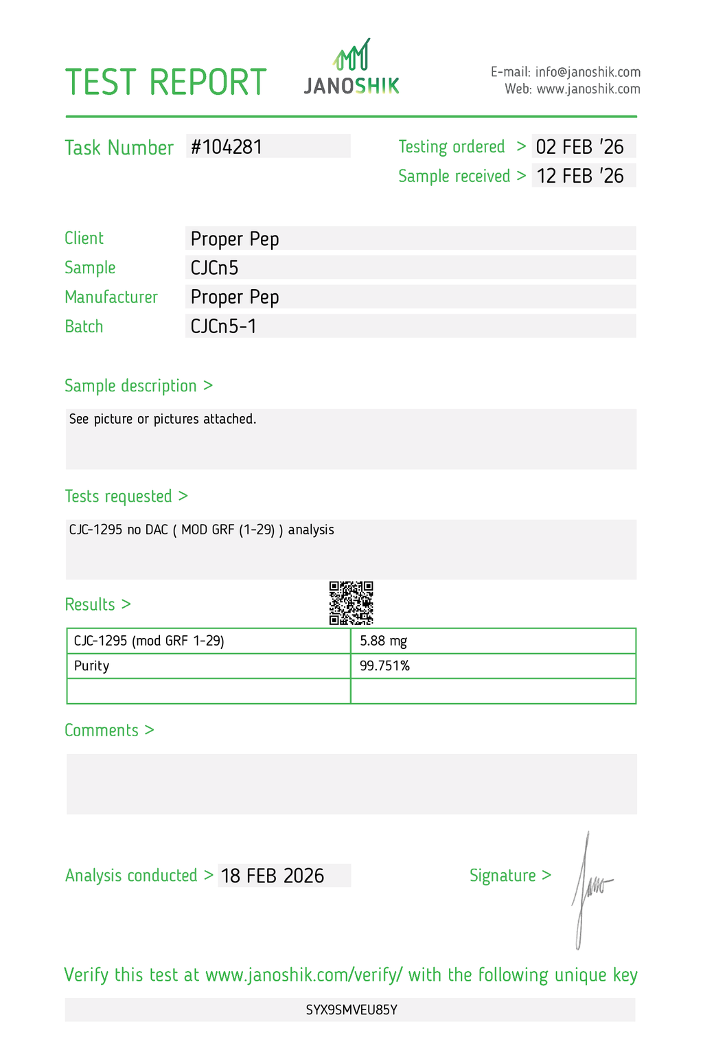 PP-CJC-1295 (NO DAC) (5mg)