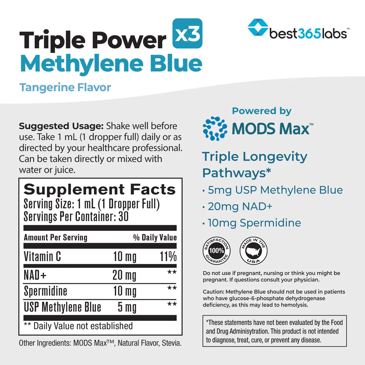 Triple Power Methylene Blue